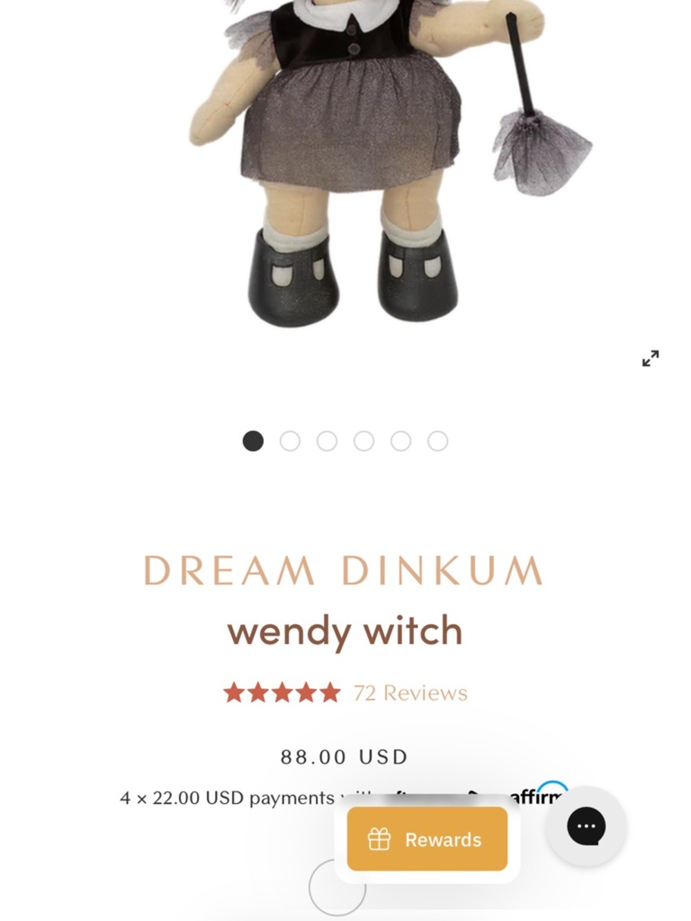 Olli Ella LIMITED EDITION DREAM DINKUM wendy witch - Picture 7 of 7